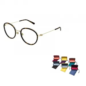 Очки с круглой оправой GUCCI, коричневый