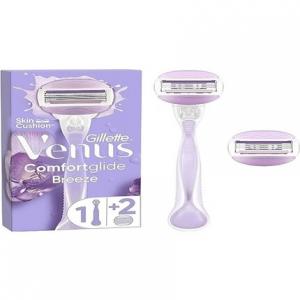 Бритва Gillette Venus Comfortglide Breeze 1 ручка 2 сменных лезвия 3 лезвия Бережное бритье