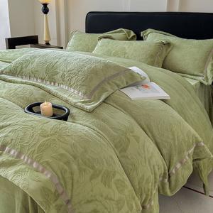 LUOLAI HOME Простыня 180 см с простыней на резинке (пододеяльник 220x240 см)