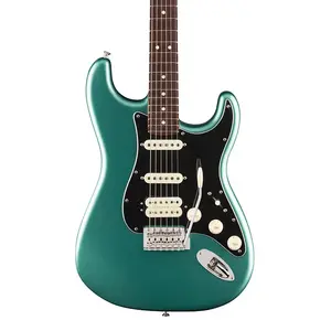 Fender American Professional Classic Stratocaster HSS Розовое дерево Faded Sherwood Green Metallic с сумкой
