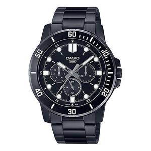 Часы Casio Dress Classic Minimalistic Analog Watch 'Black White', черный