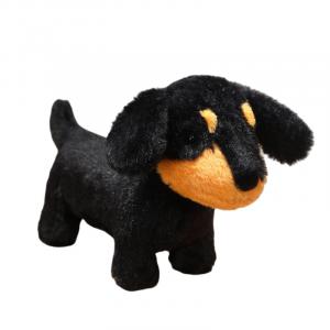 Плюшевая кукла милый шарф такса 40см высота MLING, черный