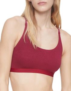 Женский бюстгальтер-бралетт Calvin Klein Pure Ribbed Natural Lift Unline, Rebellious