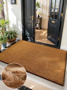 Dajiang Ковер 100х200 см из натурального кокосового волокна, дверной, для прихожей, однотонный