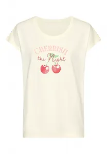 Футболка с принтом Vivance, Ecru