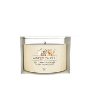 Ароматическая вотивная банка, мягкая шерсть и янтарь Yankee Candle