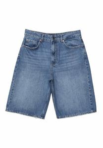 Джинсовые шорты Bermuda Stradivarius, синий деним