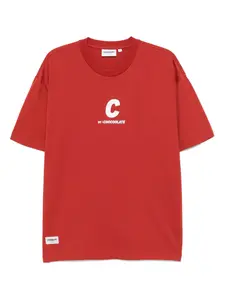 Футболка с логотипом Chocoolate, красный