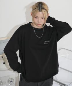 Футболка с круглым вырезом и одноточечным логотипом, обработанным принтом, длинная, для барбекю.