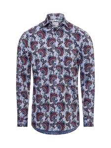 Рубашка делового кроя Slim Fit OLYMP, дымчато-синий