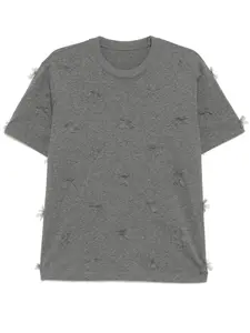 Футболка с бантом Jnby, серый