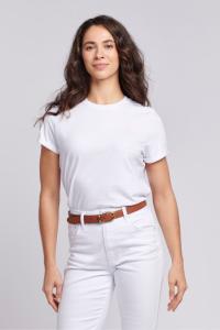 Женская футболка с круглым вырезом и надписью «Dual Horsemen» U.S. Polo Assn, белый