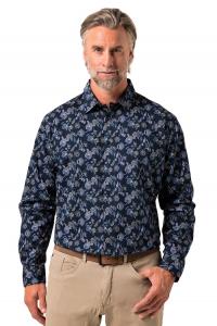 Рубашка на пуговицах Comfort fit Boston Park, темно-синий/небесно-голубой