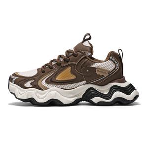 Magelly Износостойкие дышащие низкие массивные кроссовки мужские - бежево-коричневые, цвет Beige Brown