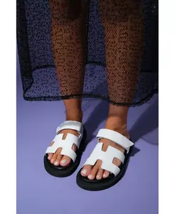 Сандалии Morte Leather Slide (женские) Forever & Always Shoes, белый