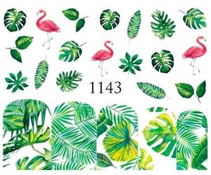 Водные наклейки для ногтей - №1143, Raisin