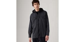 Классическая рабочая рубашка с капюшоном Levi's, Abner Washed Black - Black