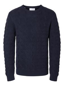 Свитер SELECTED HOMME Sweater, ночной синий