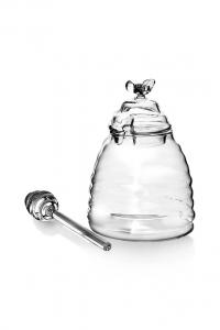 Банка для меда Affek Design с ковшом Basic Kitchen 500 мл Inne, прозрачный