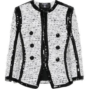 BALMAIN Куртка с блестками, Black