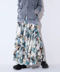 Расписная юбка-клеш Jeanasis, цвет Other Blue (83)