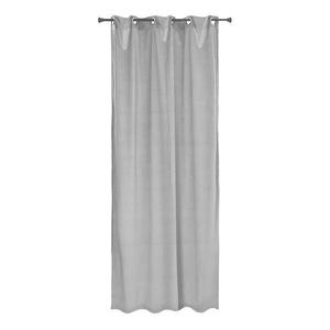 Занавеска с люверсами twentyfour Tamas, 235 см, серый