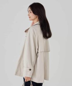 Тренч средней длины Avv, цвет Ivory