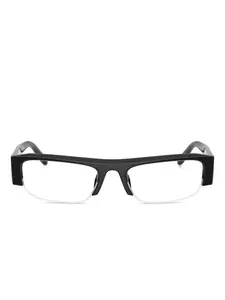 Очки в прямоугольной оправе Miu Miu, черный