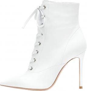 Ботильоны женские модные, сексуальные, с острым носком, каблук 9 см, женские стилетто, элегантные, для ночного клуба, низкие ботинки на высоком каблуке, ботильоны для танцев на пилоне Stool, White