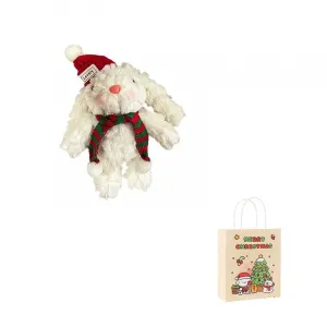 Плюшевый брелок с кроликом с висячими ушами, высота 15 см Abay, зеленый