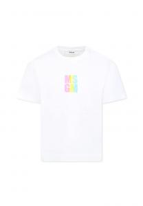 Футболка с принтом MSGM, белый