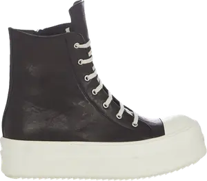 Кроссовки Rick Owens Wmns Lido Mega Bumper High 'Black Milk', черный