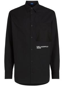 Рубашка обычного кроя Karl Lagerfeld Jeans, черный