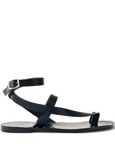 Сандалии ALOHAS Tallula с ремешками на плоской подошве, черный