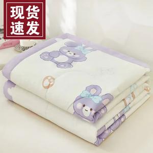 Fuanna Одеяло летнее тонкое из хлопка Синьцзян, 100х150 см, цвет Cute Rabbit
