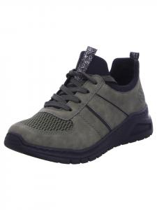 Элегантные туфли на шнуровке rieker, зеленый