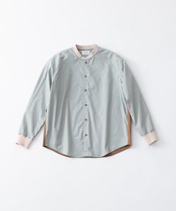 Вязаная двухцветная мужская рубашка с длинным рукавом Tricot, цвет 94L.Gray