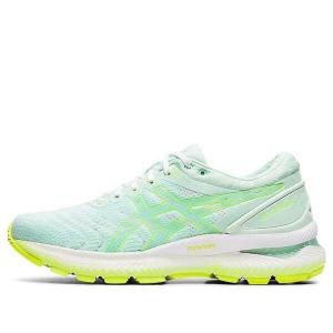 Кроссовки гель нимбус 22 Asics, зеленый