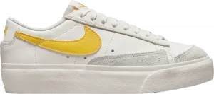 Кроссовки Wmns Blazer Low Platform 'Sail Vivid Sulfur', кремовый