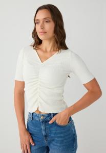 Блуза Jimmy Key SLIM FIT V-NECK , White