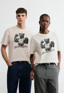 Футболка с графическим принтом и круглым вырезом. Tommy Jeans, Ancient White