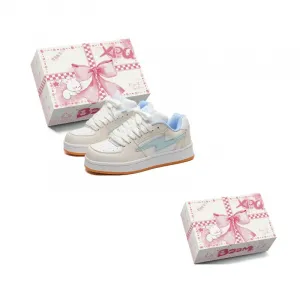 XPQ Антискользящие и износостойкие дышащие низкие скейтерские кеды унисекс кремово-голубые улучшенные, цвет Cream Blue Upgraded