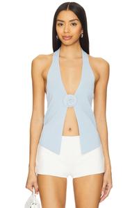 Топ на завязках Dixie More To Come, pale blue