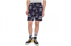Lee Повседневные шорты мужские темно-синие