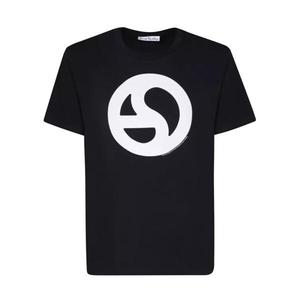 Футболка cotton t-shirt Acne Studios, черный