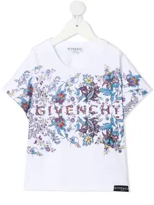 Футболка с логотипом Givenchy Kids, белый