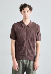 Рубашка GUSTAV FULL ZIP NN.07, коричневый