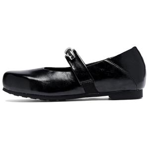 Туфли Мэри Джейн на блочном каблуке 3 см женские AGSDON, Black