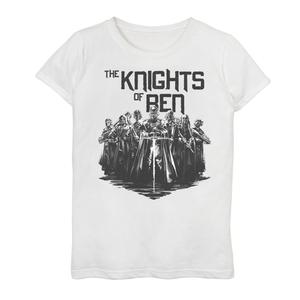 Футболка для девочек 7–16 лет «Звездные войны. Скайуокер. Восхождение». Футболка «Рыцари Рен» Star Wars, белый