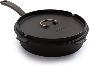 Набор посуды для кемпинга Barebones All-In-One Cast Iron Skillet, 10 предметов, черный